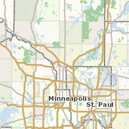 St. Paul Map, Minnesota - GIS Geography