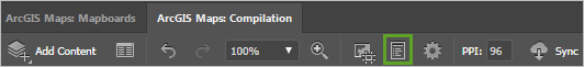 Open Processes window button in the Compilation window Open Processes window button in the Compilation window